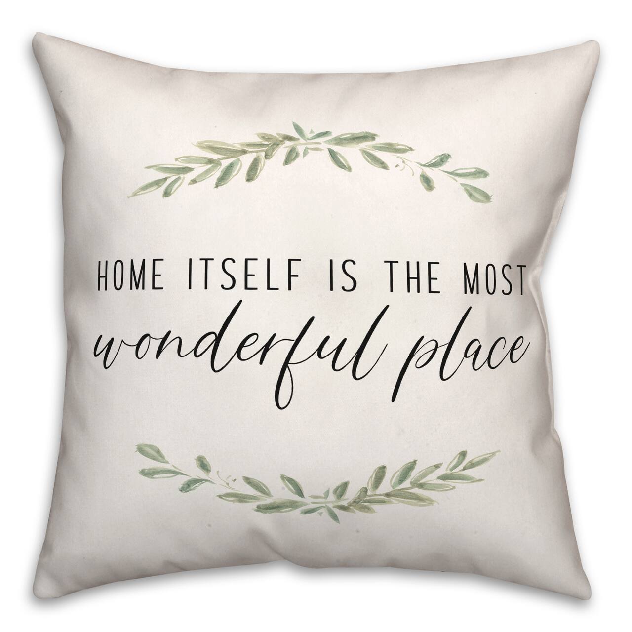 Wonderful Place 18" x 18" Indoor/Outdoor Pillow